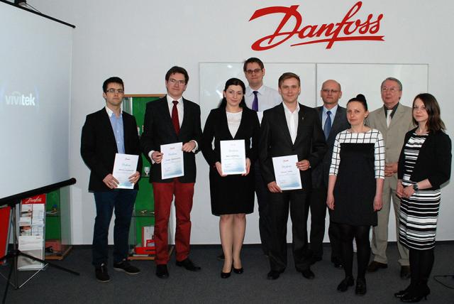 Półfinaliści Akademii Danfoss w Politechnice Warszawskiej