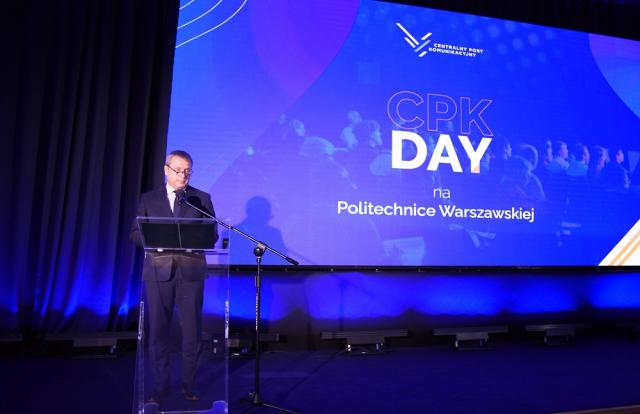 Wystąpienie prof. Adama Woźniaka w czasie CPK Day